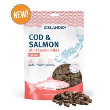 Icelandic+ Cat Mini Cod & Salmon Combo Bites, 1.7oz