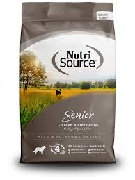 Nutrisource Senior Chicken & Rice Formula, 12lbs