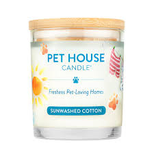 Pet House Sunwashed Cotton Candle, 9oz