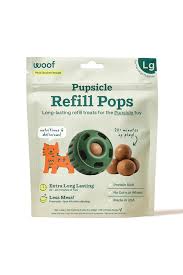 Woof Pupsicle Refill Pops, Chicken & PB, S