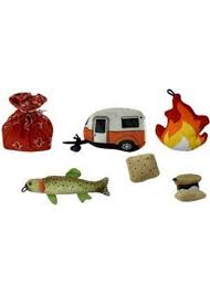Fabcat Happy Camper Assorted Toys