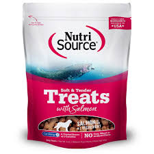 NutriSource Soft And Tender Salmon Treats, 6oz