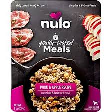 Nulo Dog Gently-Cooked Pork & Apples Recipe, 9oz