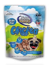 Nutrisource Chicken Bites Grain Free Dog Treats, 6oz