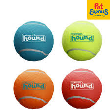 Outward Hound Squeaker Ballz Multicolor Small, 4pk