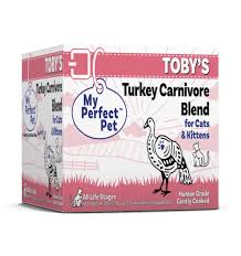 My Perfect Pet Cat Frozen Toby’s Turkey GF Blend, 4lbs