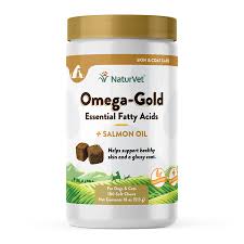 NaturVet Omega-Gold Soft Chew Supplement, 70ct