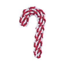 Territory Holiday Braided Candy Cane Rope, 12"