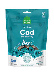 Open Farm Air Dried Cod Crunchy Treat Bars, 4oz