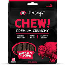 Etta Says Premium Crunchy Buffalo Dog Chew, 4.5oz