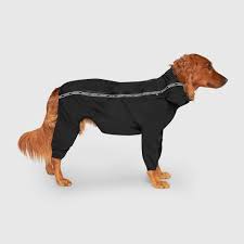 Canada Pooch Snowsuit, Black, Size 10