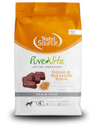 Pure Vita Dog GF Venison & Red Lentils, 4lbs