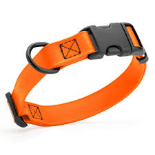 Pro-Mohs BioThane Thin Buckle Collar 3/4"X11-16", Orange