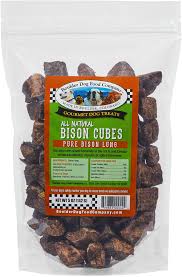 Boulder All Natural Pure Bison Lung Cubes, 5oz