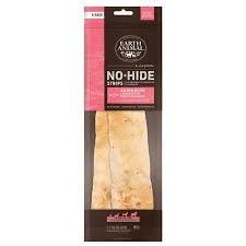 Earth Animal No Hide Salmon Strip, 4pk