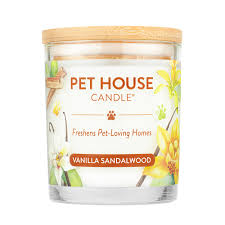 Pet House Vanilla Sandalwood Candle, 9oz
