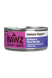 Rawz Immune Salmon & Tuna Pate Canned Cat Food, 5.5oz