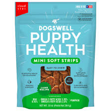 Cloud Star Dogswell Puppy Health Lamb Strips, 10oz