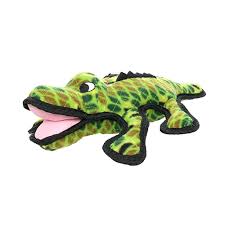 VIP Tuffy Ocean Alligator Dog Toy, Medium