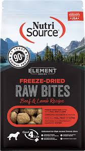 Nutrisource Elements Freeze Dried Raw Bites Beef & Lamb,10oz