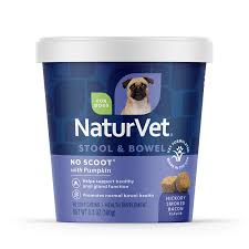 NaturVet No Scoot Soft Chew Supplement, 60ct