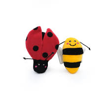 ZippyClaws Ladybug &Bee, 2pk