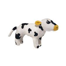 Thoozy Wild Tugz Cow Dog Toy, 18"