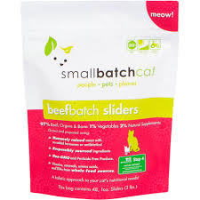 Small Batch Cat Frozen Beef Sliders, 3lbs