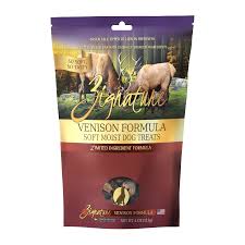 Zignature Dog GF Soft Treat Venison Formula, 4oz