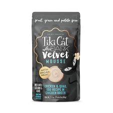 Tiki Cat After Dark Velvet Mousse Chicken & Quail Egg, 2.8oz