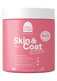 Open Farm Skin & Coat Supplement Chews for Dogs, 90ct