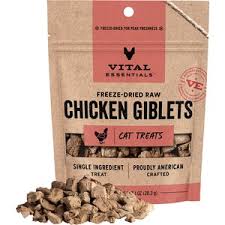 Vital Essentials Freeze Dried Chicken Giblets, 0.9oz