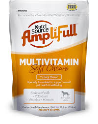 Nutrisource Amplifull Multivitamin Soft Dog Chew, 12oz