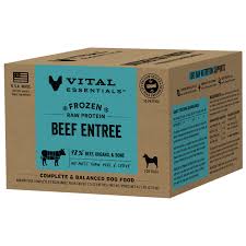 Vital Essentials Beef Entree Patties, 4.7lbs