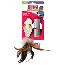 Kong Refillables Feather Mouse Cat Toy