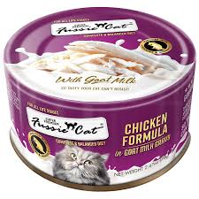 Fussie Cat Super Premium Chicken Formula in Goat Milk Gravy, 2.47oz