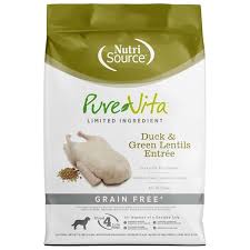 Pure Vita Duck & Green Lentils Dog Food, 12lbs