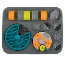 Messy Mutts Flip'n Slide Puzzler, Large, 16.5" x 13", Grey