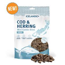 Icelandic+ Cat Mini Cod & Herring Combo Bites, 1.7oz