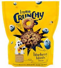 Fromm Crunchy O's Blueberry Blasts, 26oz