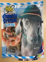 Fido Naturals Oma's Pretzels Daily Dental Treats for Dogs