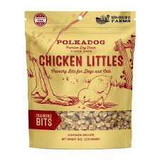 Polkadog Chicken Littles Training Bits Crunchy Dog and Cat Treats, 7oz