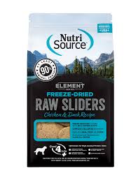Nutrisource Elements Freeze Dried Raw Chicken & Duck Sliders, 20oz