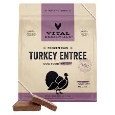 Vital Essentials Turkey Entree Patties, 4.7lbs