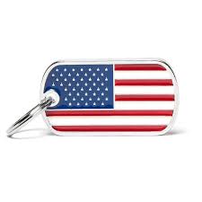 MyFamily Flags USA ID Tag
