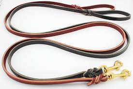 Pro-Mohs Latigo Leather Leash 5/8"X6', Burgundy