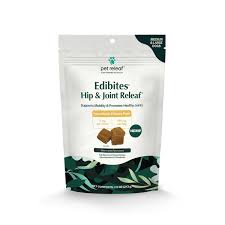 Pet Releaf Hip & Joint Releaf Peanut Butter & Banana CBD Edibites for Small Dogs