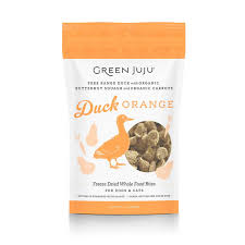 Green JuJu Dog Freeze-Dried Duck Orange Topper, 3oz
