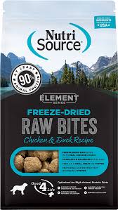 Nutrisource Elements Freeze Dried Raw Bites Chicken & Duck, 10oz
