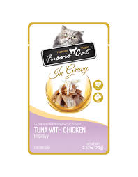 Fussie Cat Premium Tuna With Chicken In Gravy, 2.47oz